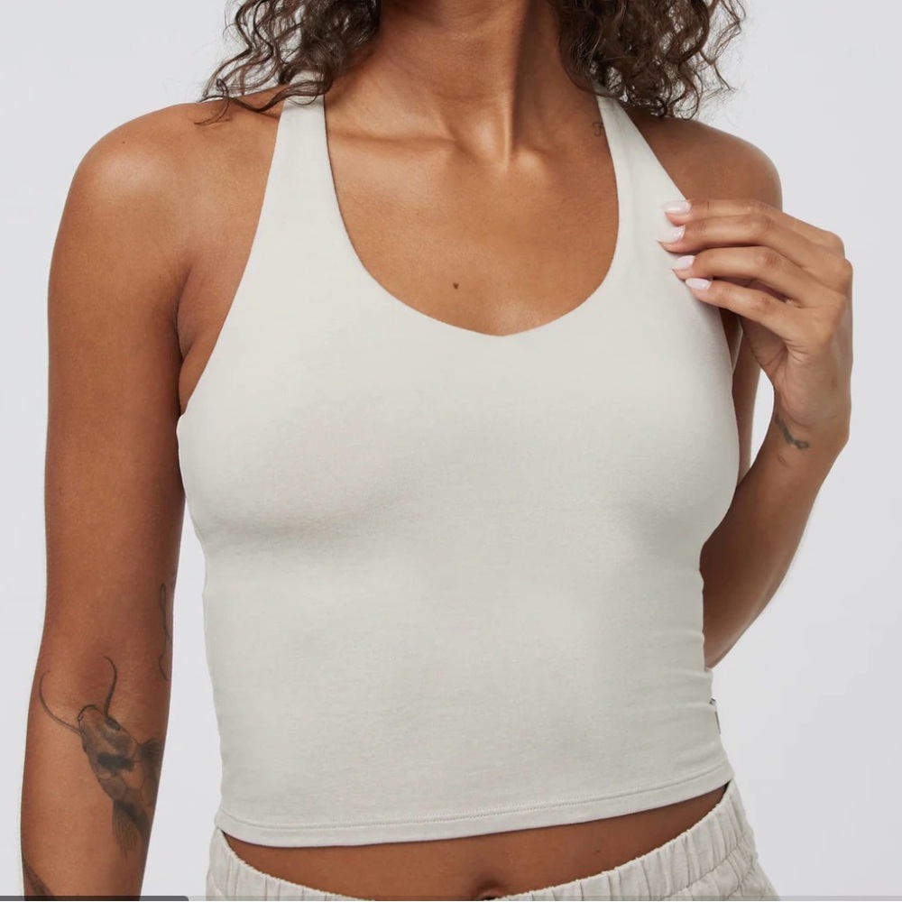 Vuori Nutmeg Heather Racerback Tank Top